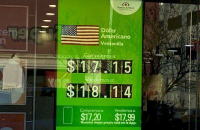 Baja ligeramente el dólar a $18.14 en Banco Azteca 