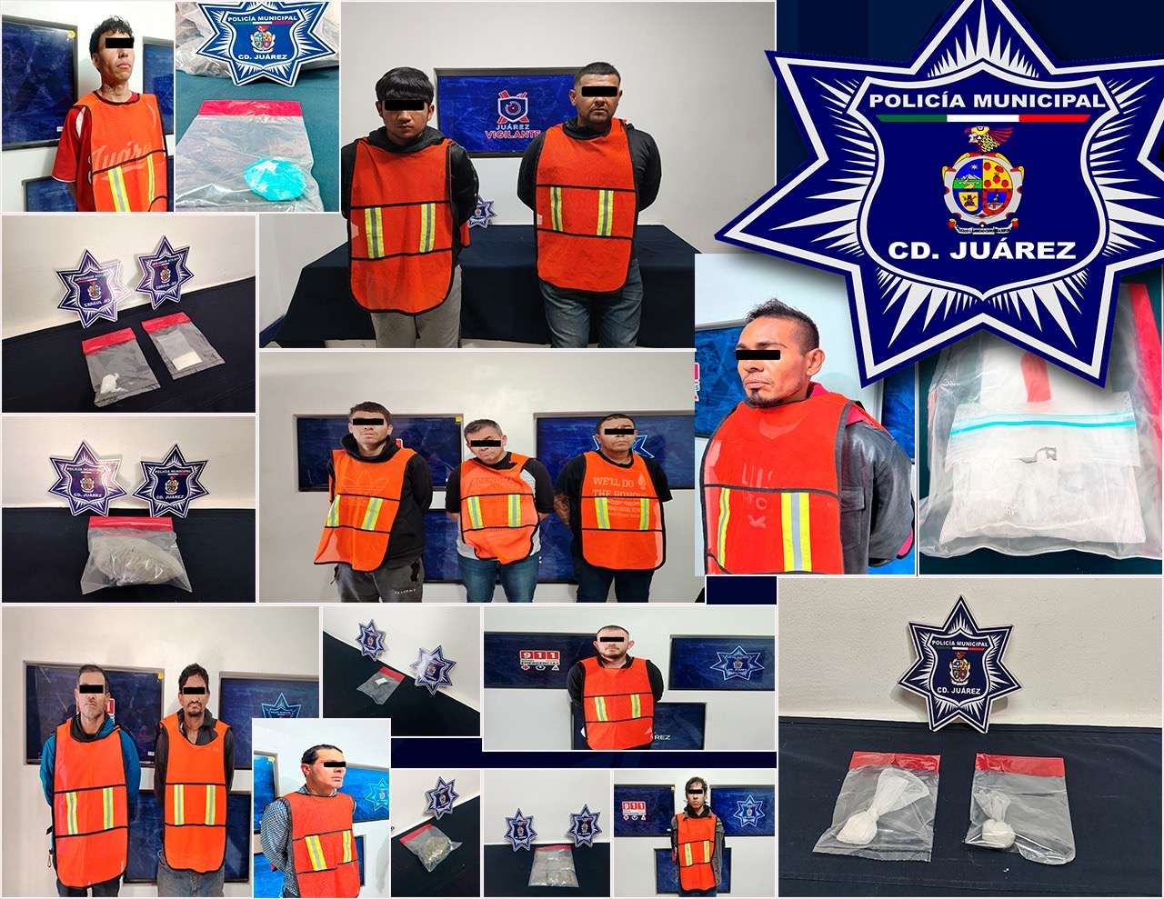 Arrestan a 12 por narcomenudeo en varias zonas de Juárez 