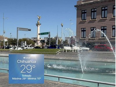Azota calorón a la ciudad; termómetro llega a 29°C 