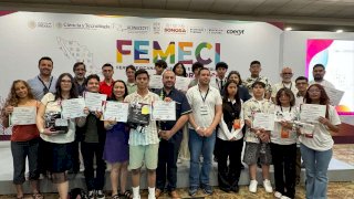Destacan estudiantes en la Feria Mexicana de Ciencias e Ingenierías 