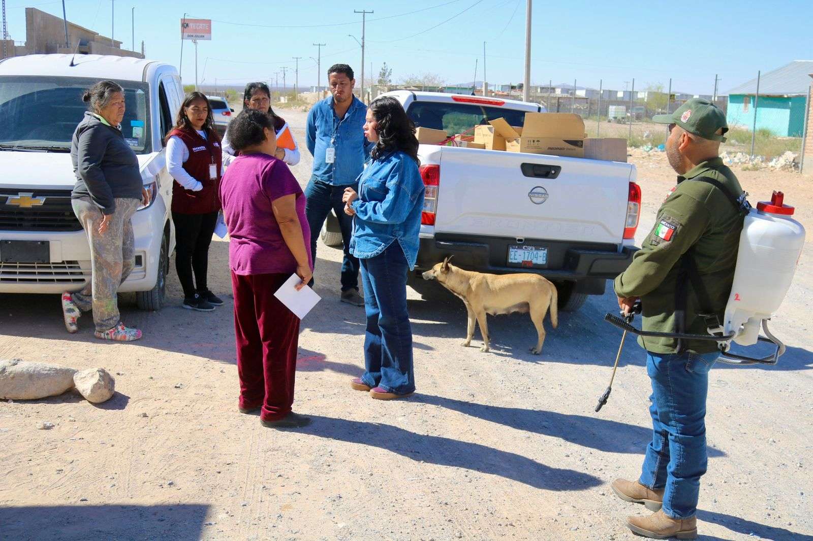 Refuerzan fumigación en kilómetro 29 ante riesgo de rickettsiosis
