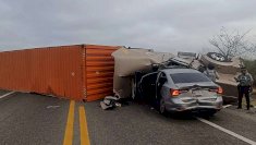 Deja accidente en Tamaulipas un muerto y un herido