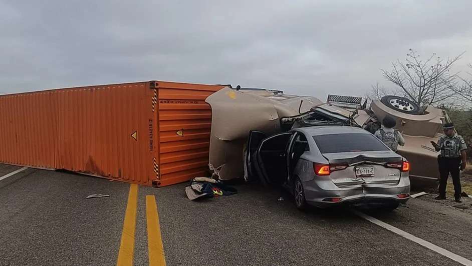 Deja accidente en Tamaulipas un muerto y un herido