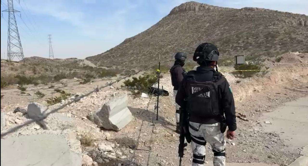 Localizan restos humanos en zona desértica del Camino Real
