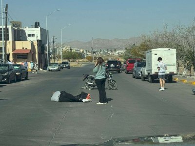 Arrollan a motociclista en la colonia Misión Universidad I