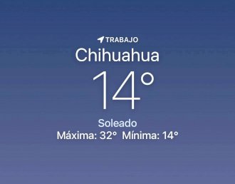 Se espera soleado con máxima de 32 grados centígrados 