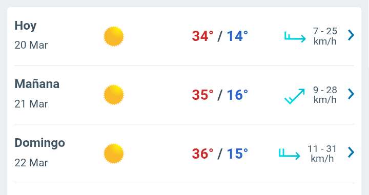 Día soleado con temperatura hasta 34°C en Juárez 