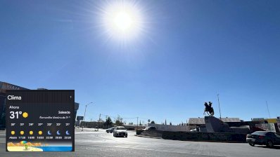 Azota el calorón en la capital de 31 °C