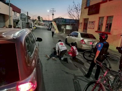Arrollan a peatón en el centro de la ciudad 