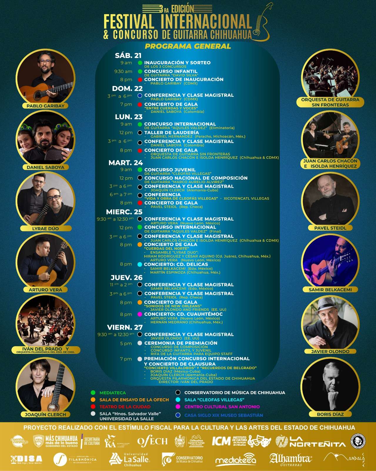 Vibran cuerdas en el Festival Internacional de Guitarra