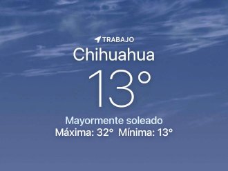 Se espera calorón con máxima de 32 grados centígrados