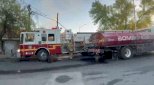 Corren bomberos a sofocar incendio en el centro... ¡sin agua!