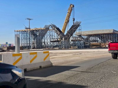 Se reanudan trabajos en puente de Aldama y Fuerza Aérea