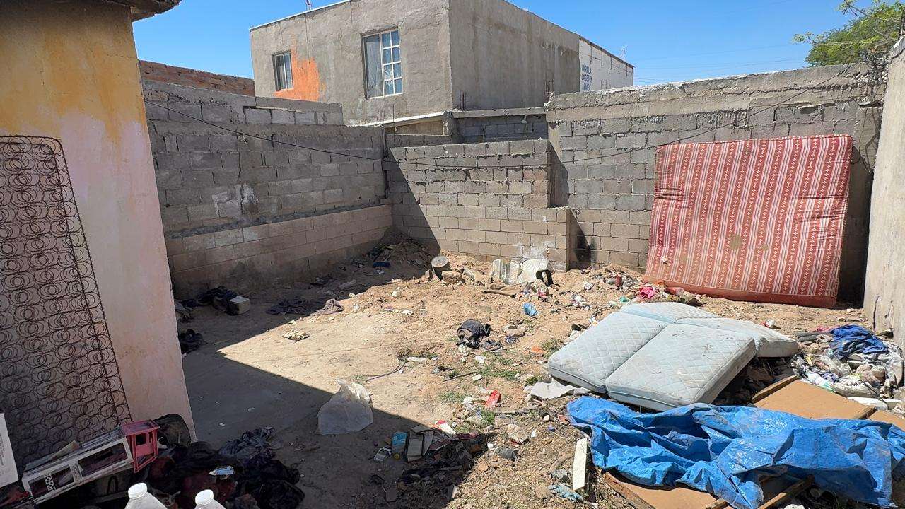 Localizan cadáver sepultado en vivienda de Riberas del Bravo