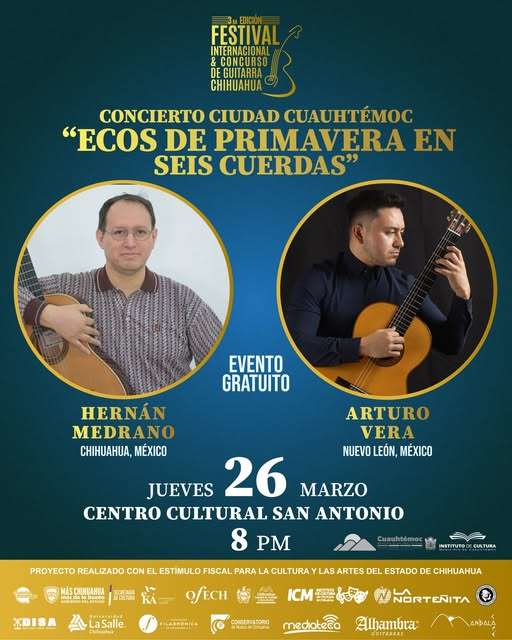 Invitan a concierto Ecos de primavera en seis cuerdas 