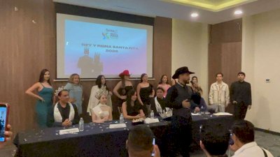 Presentan a candidatos para Rey y Reina de la Feria de Santa Rita 2026
