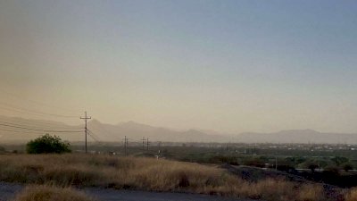 Se cubre nuevamente Chihuahua de nube gris por contaminación