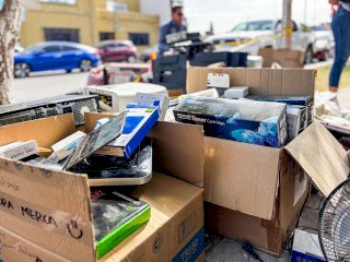 Recolectan basura electrónica con gran respuesta ciudadana en Delicias