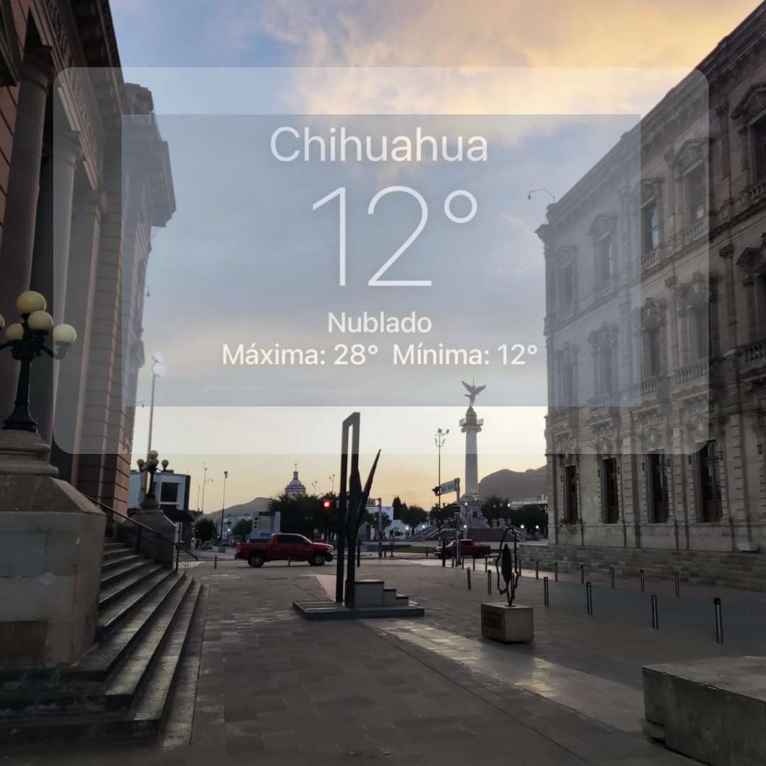 Registra la ciudad de Chihuahua máxima de 28°C para hoy domingo