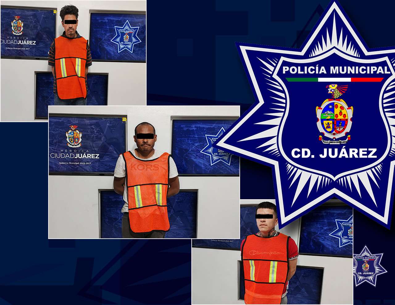 Arrestan a tres con orden de aprehensión 