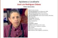 Piden ayuda para localizar a José Luis Rodríguez