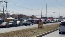 Abarrota enorme tianguis dominical la Avenida de las Industrias 