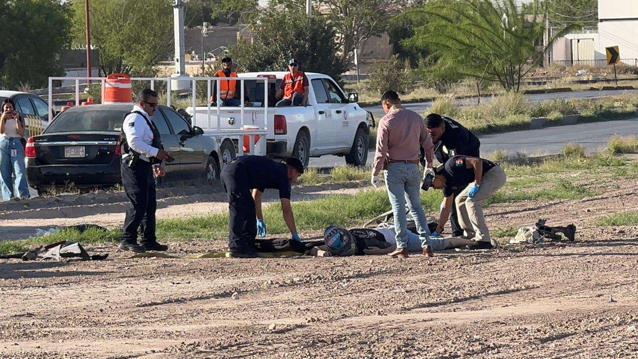 Muere motociclista en accidente en la Francisco Villarreal
