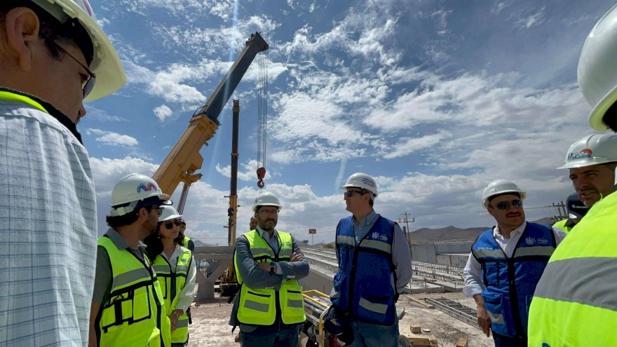 Supervisa Marco Bonilla avance en puentes Los Nogales y Aldama 