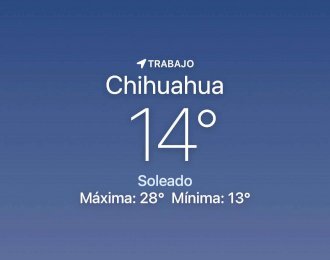 Se esperan nubes con máxima de 28 grados centígrados 
