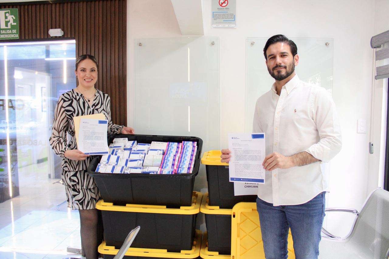 Gestiona Yesenia Reyes más de mil cajas de medicamentos para el Distrito 01