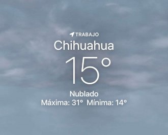 Se espera mañana nubosa con temperatura de 15 grados centígrados 