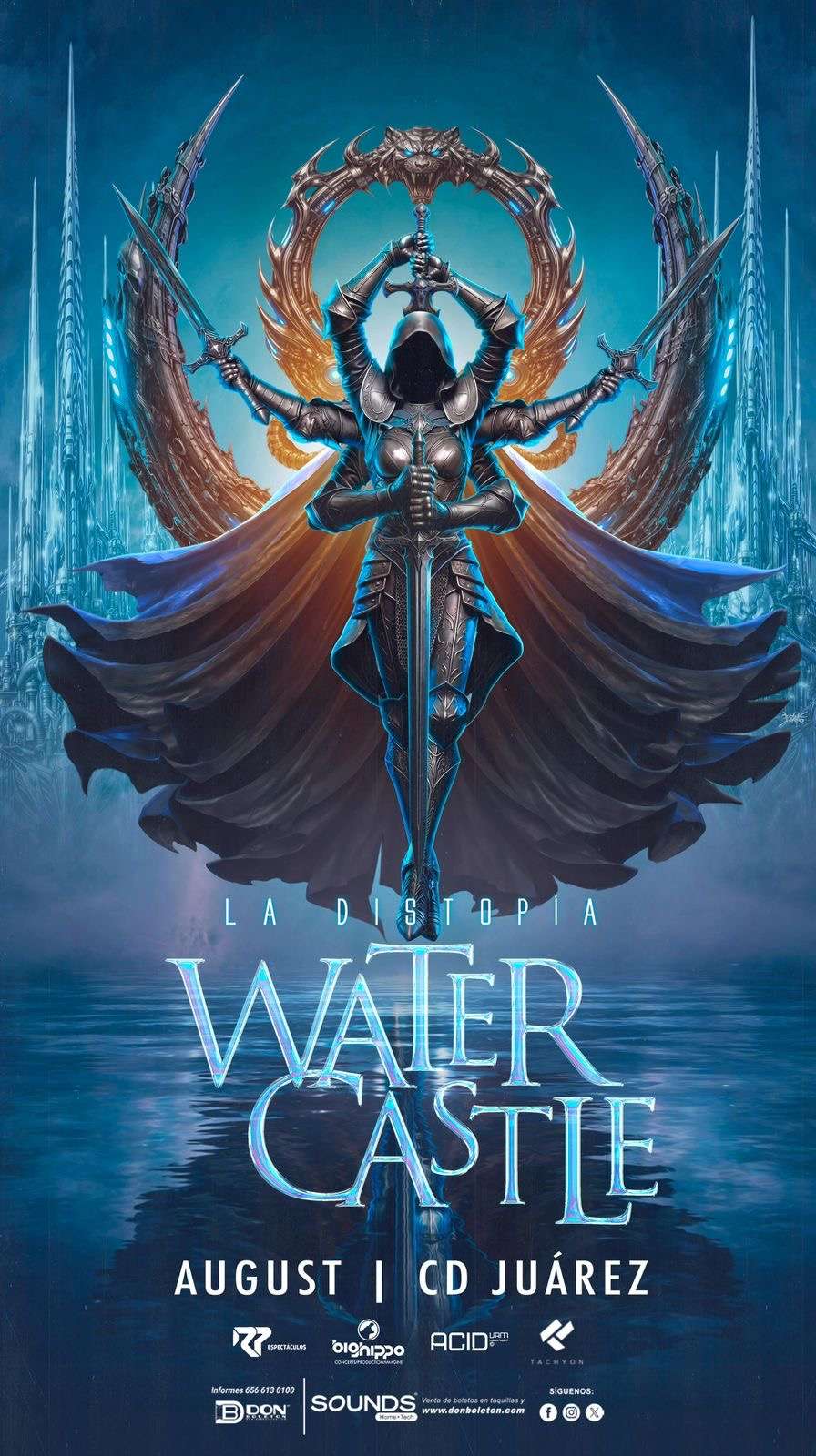 Anuncian llegada de Water Castle con espectáculo La Distopía