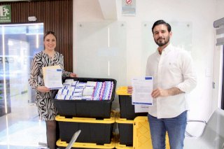 Reciben donativo de medicamentos para fortalecer atención en el Distrito 01 