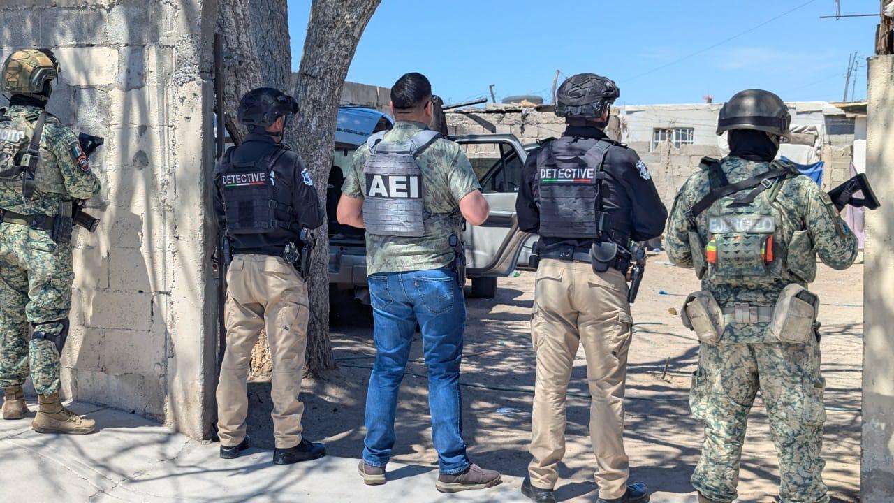 Catean casa de seguridad en Terrenos Nacionales