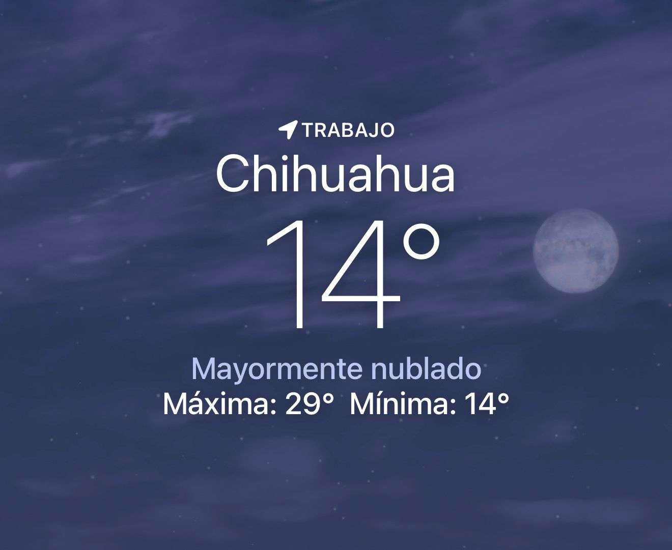 Se esperan nubes con temperatura de 29 grados centígrados 