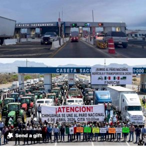 Se alista Chihuahua para paro nacional agrícola y transportista