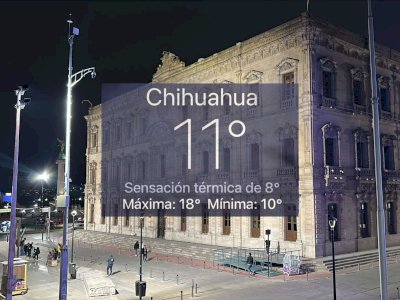 Registra Chihuahua gélida noche por paso de frente frío