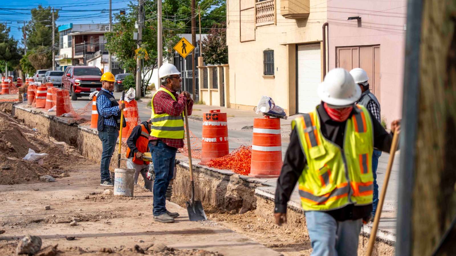Avanza introducción de linea de agua tratada en la Montebello