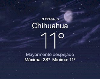 Se espera día despejado con máxima de 28 grados centígrados 