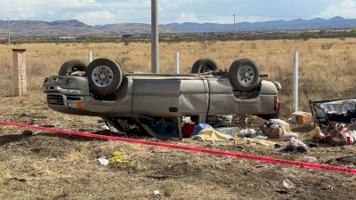 Identifican a mujer fallecida en volcadura rumbo a Juárez 