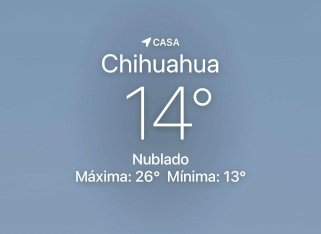 Se espera mañana nubosa con temperatura de 14 grados centígrados 