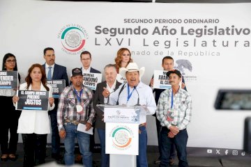 Exigen productores de frijol desde el Senado justicia para el campo 