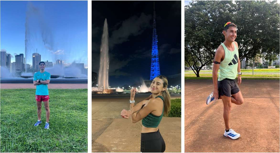 Van marchistas de Meta Olímpica CUU por el mundial en Brasilia