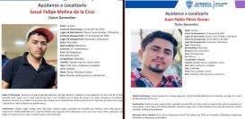 Buscan a dos jóvenes desaparecidos en Ascensión