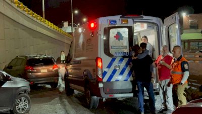 Provoca caos vial choque múltiple en gaza de la salida a Aldama