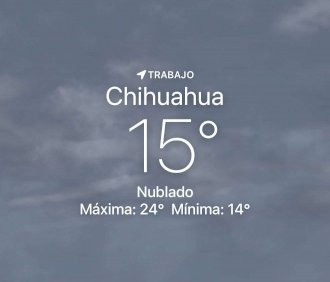 Se espera lluvia ligera con temperatura de 24 grados centígrados 