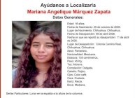 Buscan a menor de 16 años desaparecida en Camino Real