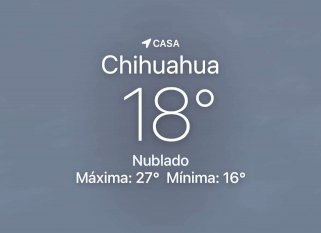 Se esperan nubes con temperatura de 18 grados centígrados 