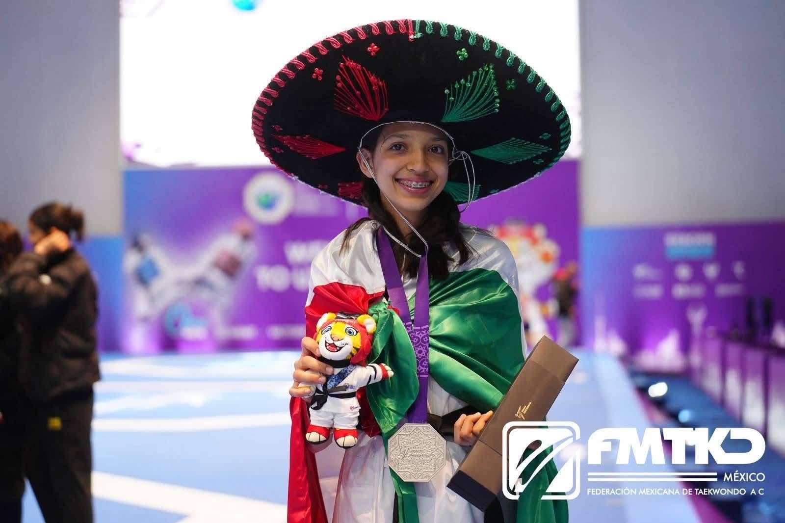 Tiene Juárez subcampeona del mundo en taekwondo