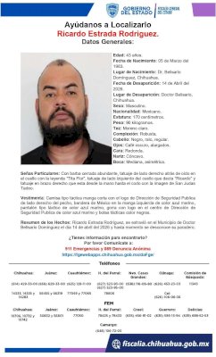 Buscan a 3 policías desaparecidos en Belisario Domínguez